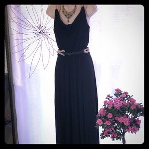 Akiko Maxi Black dress